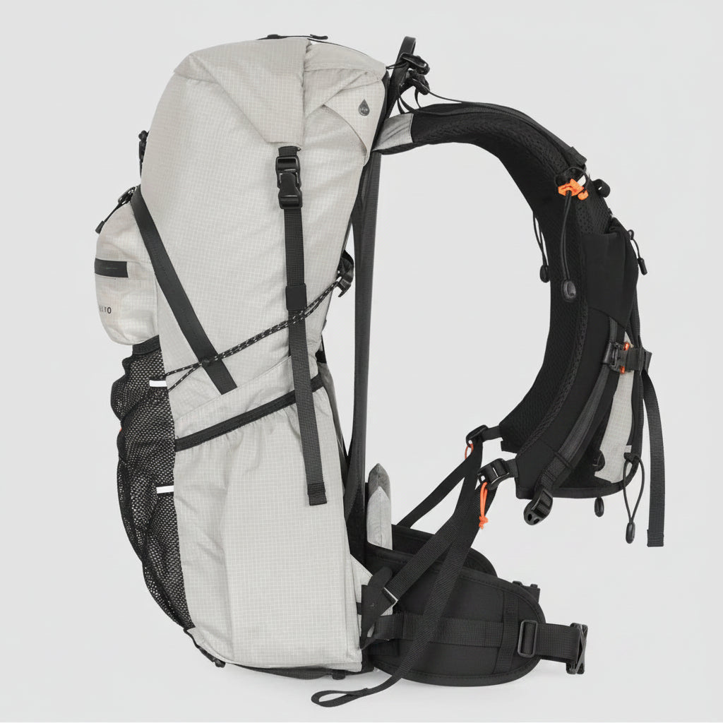 Trekking Backpack - Lichtgewicht Outdoor Rugzak met Verstelbaar Draagsysteem & Slimme Opbergruimte
