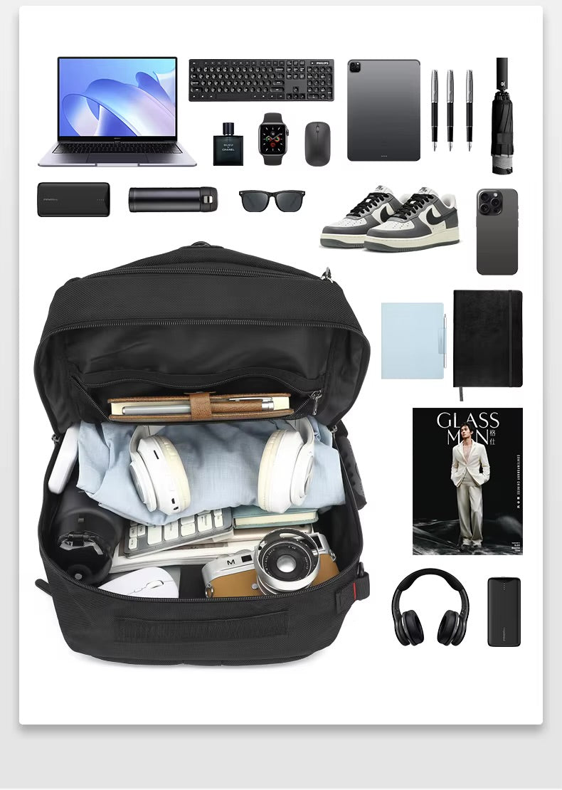 Travel Rugzak 35-80L – Laptop Backpack met Schoenenvak