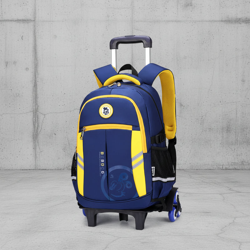 Kinder Trolley Rugzak met Wielen 2 of 6 Wiel Optie