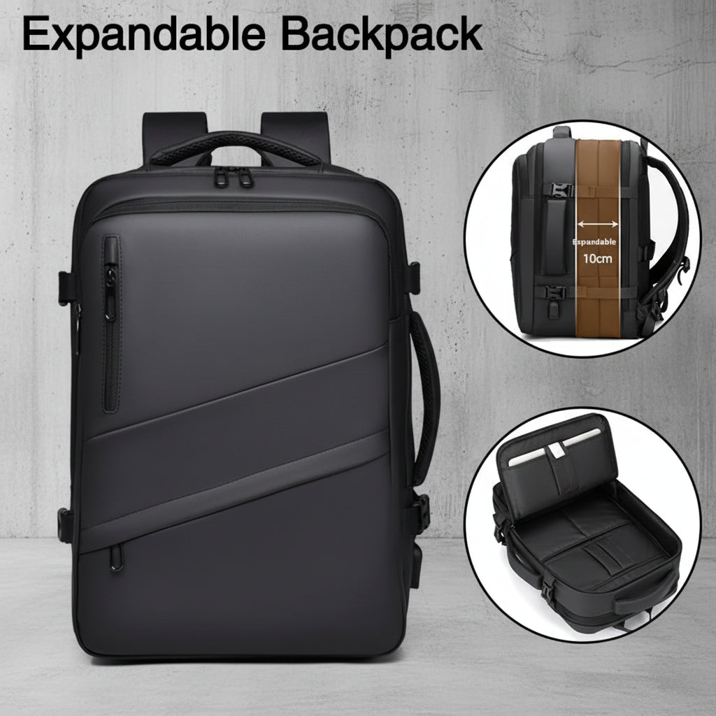 Uitbreidbare Travel Rugzak 50L met Grote Capaciteit