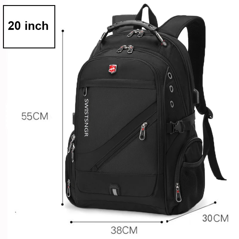 Laptop Rugzak - Waterafstotend - TSA Cijferslot - 17 Inch Laptop - Zwart