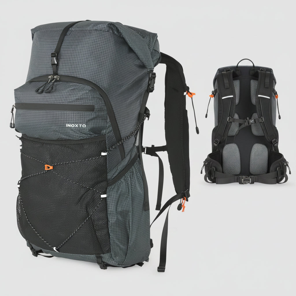 Trekking Backpack - Lichtgewicht Rugzak met Verstelbaar Draagsysteem