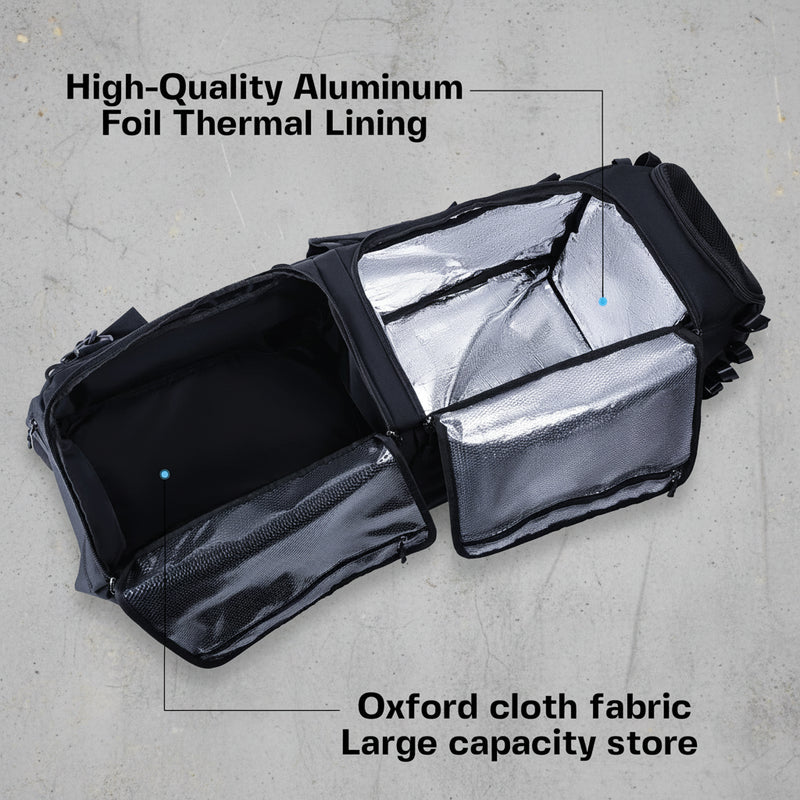 Visrugzak Outdoor Backpack met Koelvak - Hengelhouder