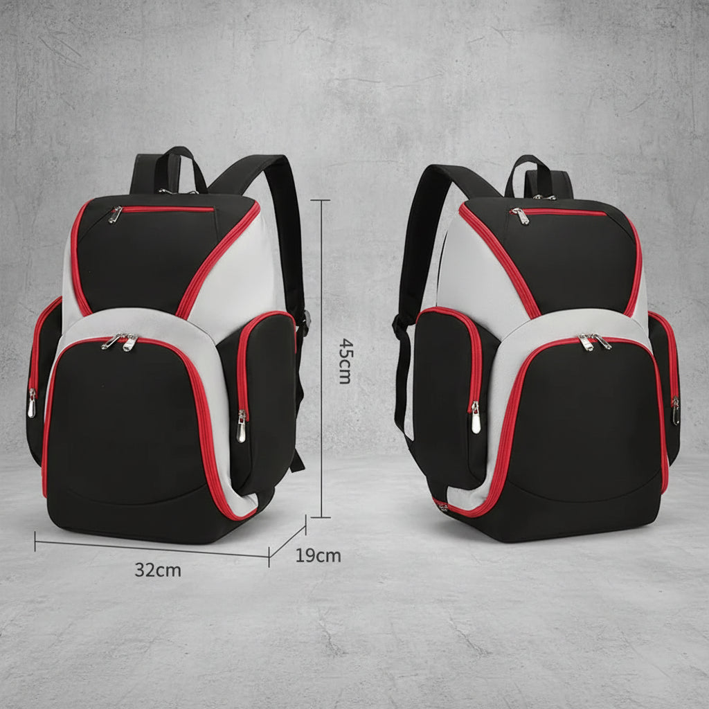 Basketbal Rugzak met Ballenvak en Schoenenvak