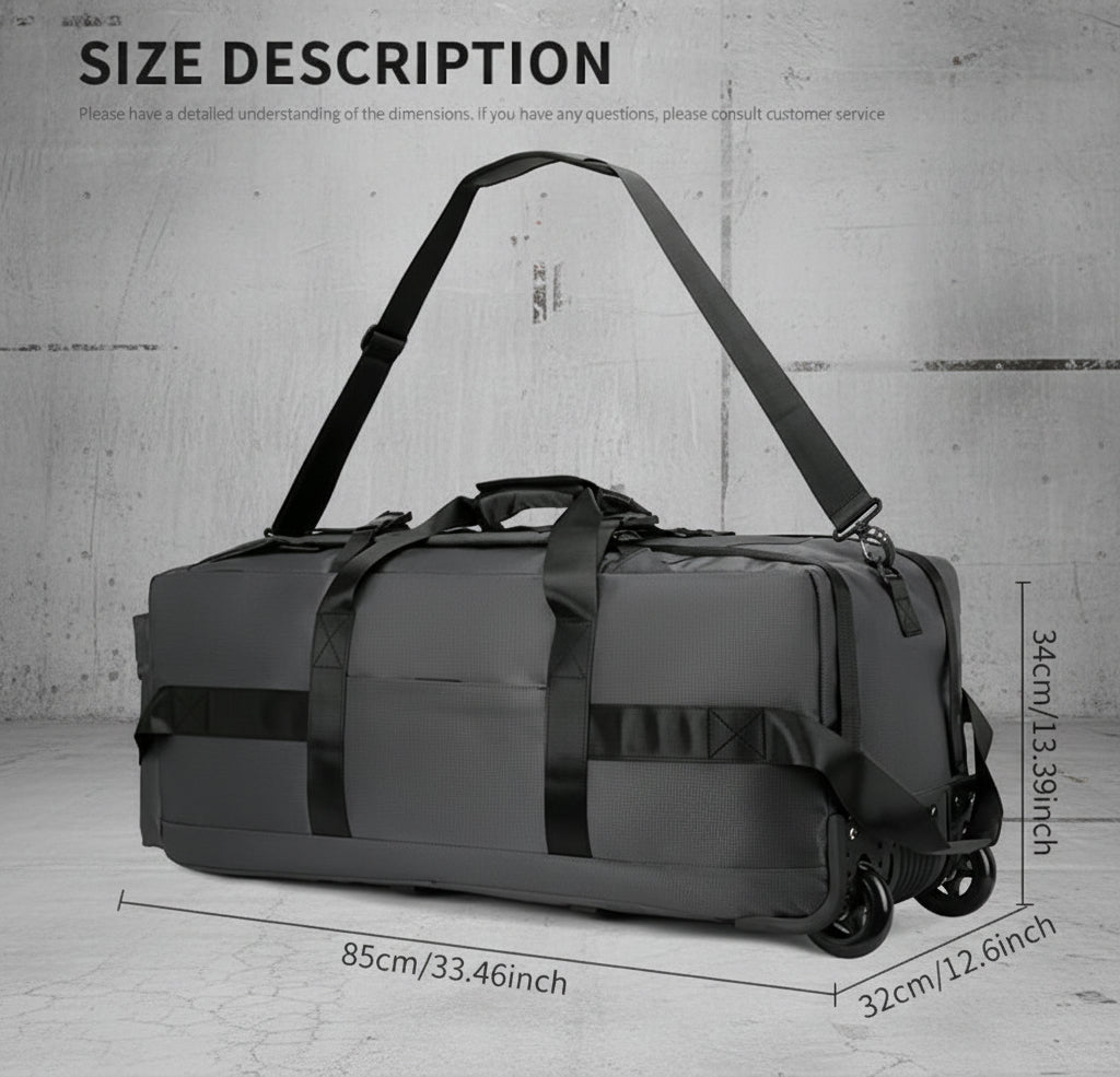Trolley Backpack 80L – Reistas met Wielen