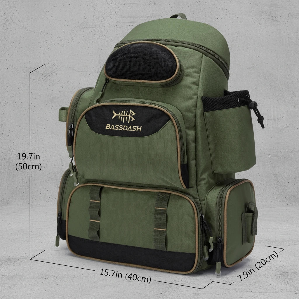 Vis Rugzak XL – Ruim – Waterbestendig – Comfortabel