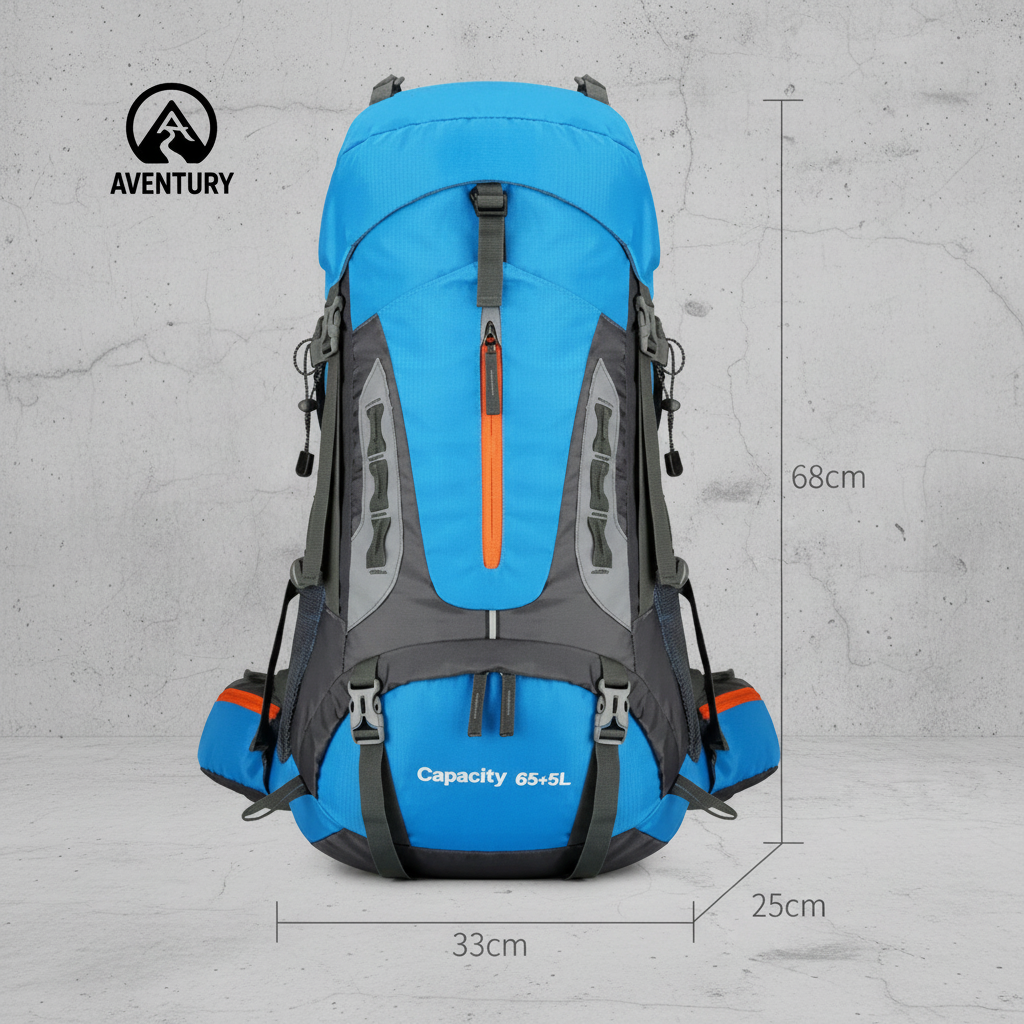 Outdoor Backpack 70L - Comfortabel - Waterdicht
