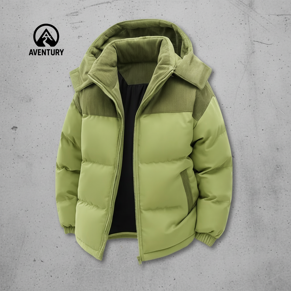 Heren puffer jas winter warm