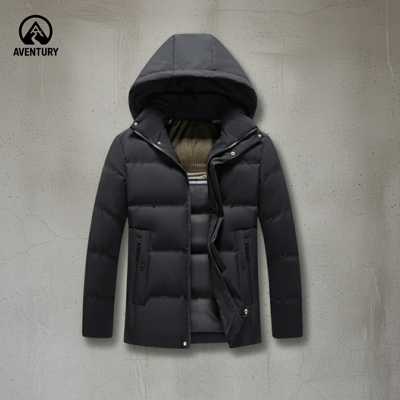 Heren Puffer Jas - Warm - Waterdicht - Met Capuchon