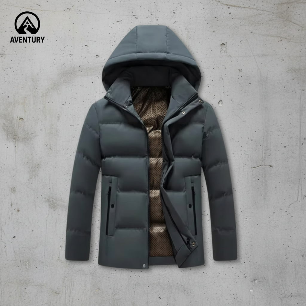 Heren Puffer Jas - Warm - Waterdicht - Met Capuchon