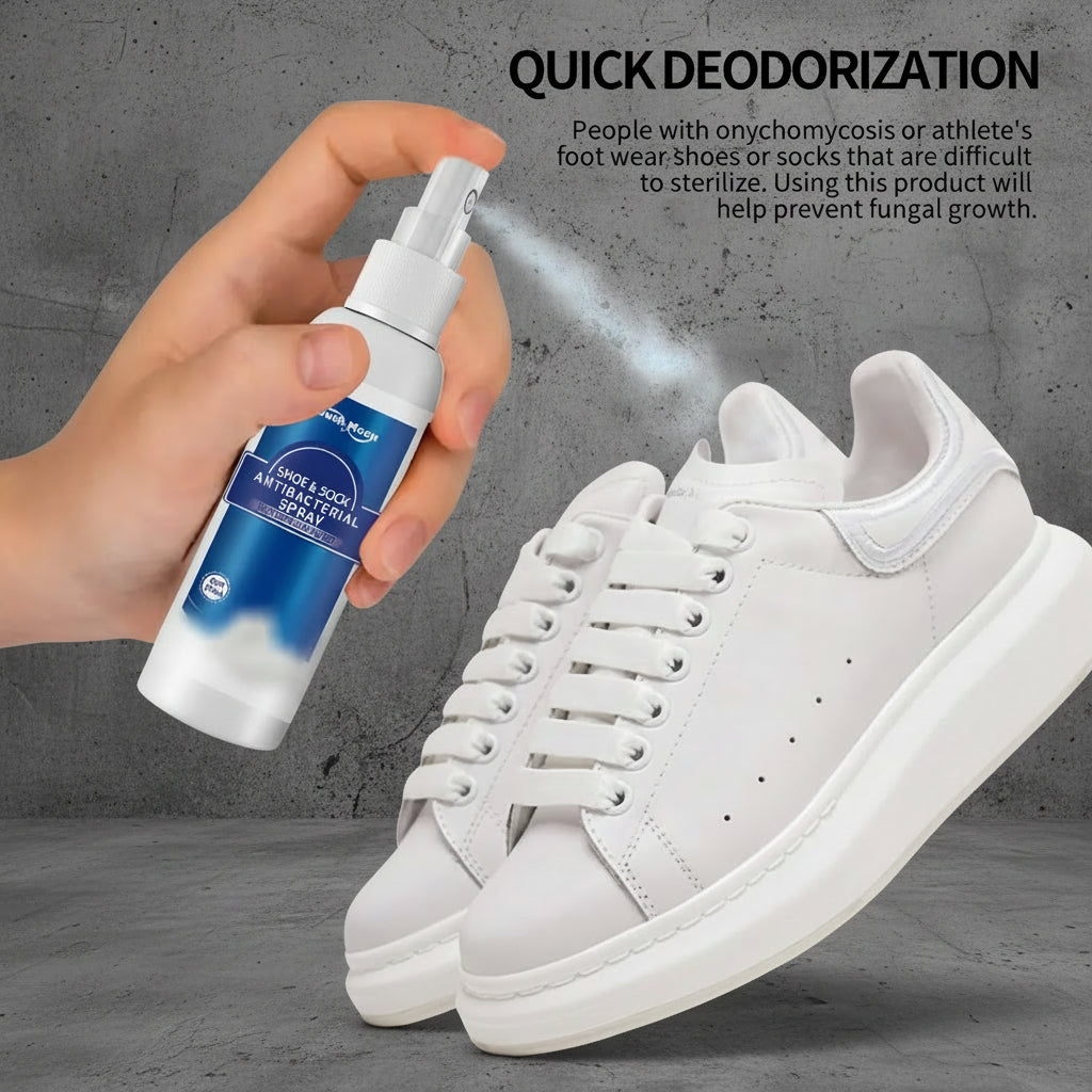 antibacteriële schoen en sok deodorant spray 60ml tegen zweetgeur