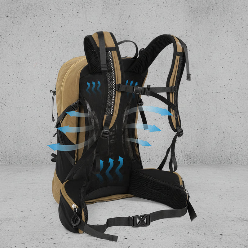 Backpack 35L met Waterzak 2L en Regenhoes