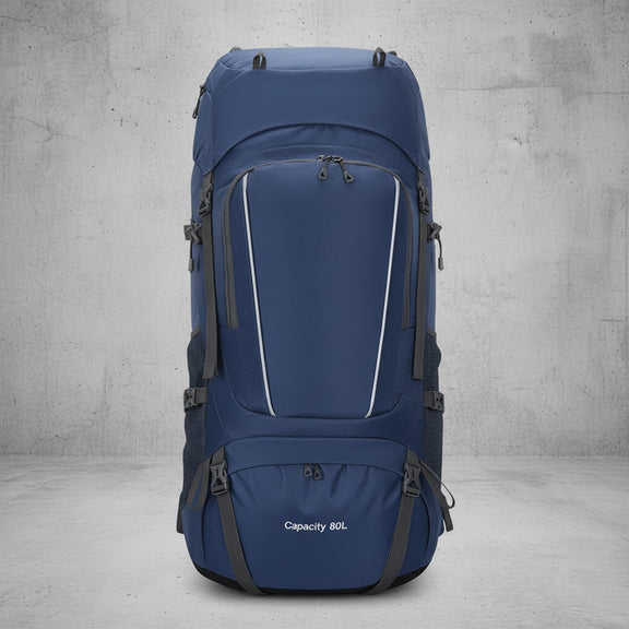 Outdoor Rugzak, 80L Arge Capaciteit Handige Duurzame Lichtgewicht Wandelen Rugzak Opvouwbare Multifunctionele Reistas Waterbestendig Casual Camping Rugzak Voor Mannen Vrouwen Sport Bergbeklimmen Trekking Outdoor Rugzak, 80L Arge Capaciteit Handige Duurzame Lichtgewicht Wandelen Rugzak Opvouwbare Multifunctionele Reistas Waterbestendig Casual Camping Rugzak Voor Mannen Vrouwen Sport Bergbeklimmen Trekking