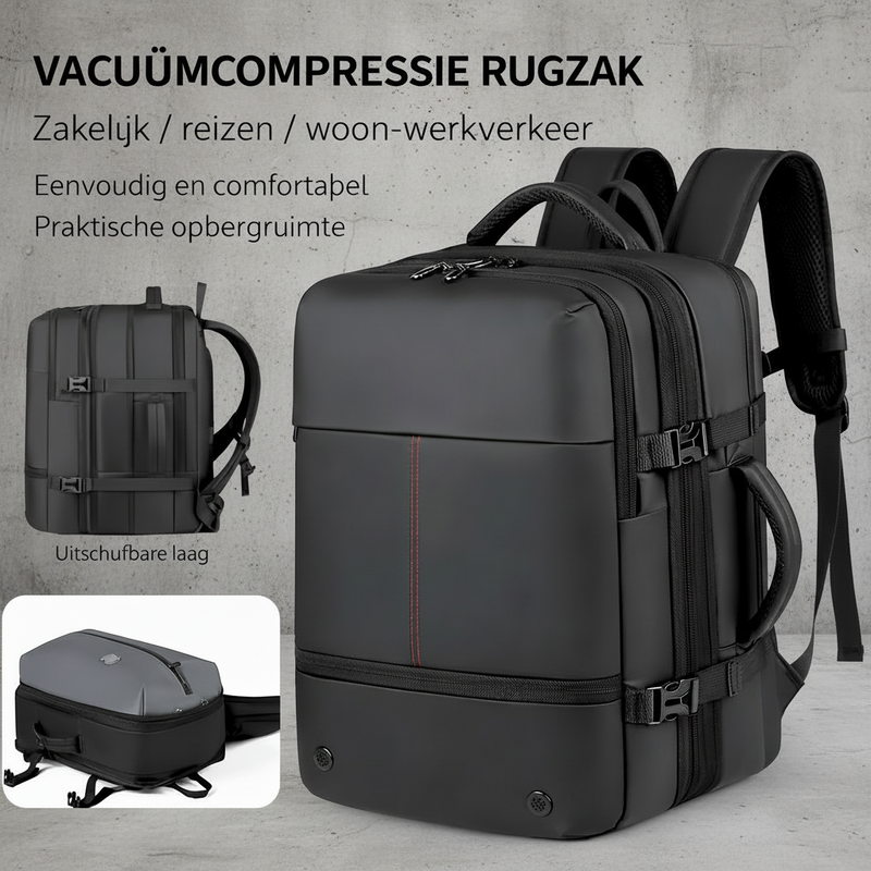 Vacuum Backpack met 15.6 Inch Laptopvak