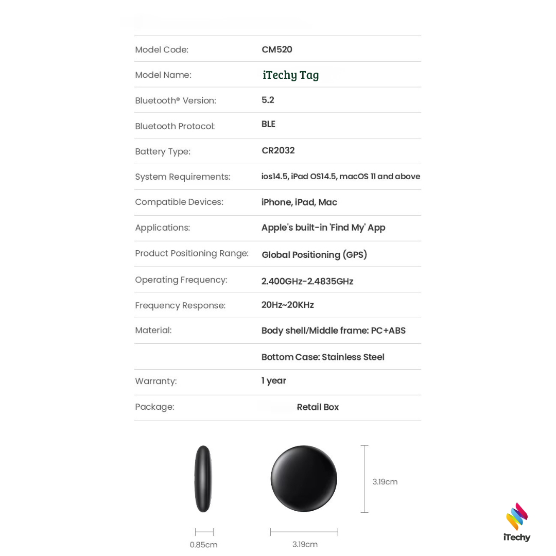 Life Tag – Apple Zoek Mijn Tracker – Sleutelvinder Bluetooth