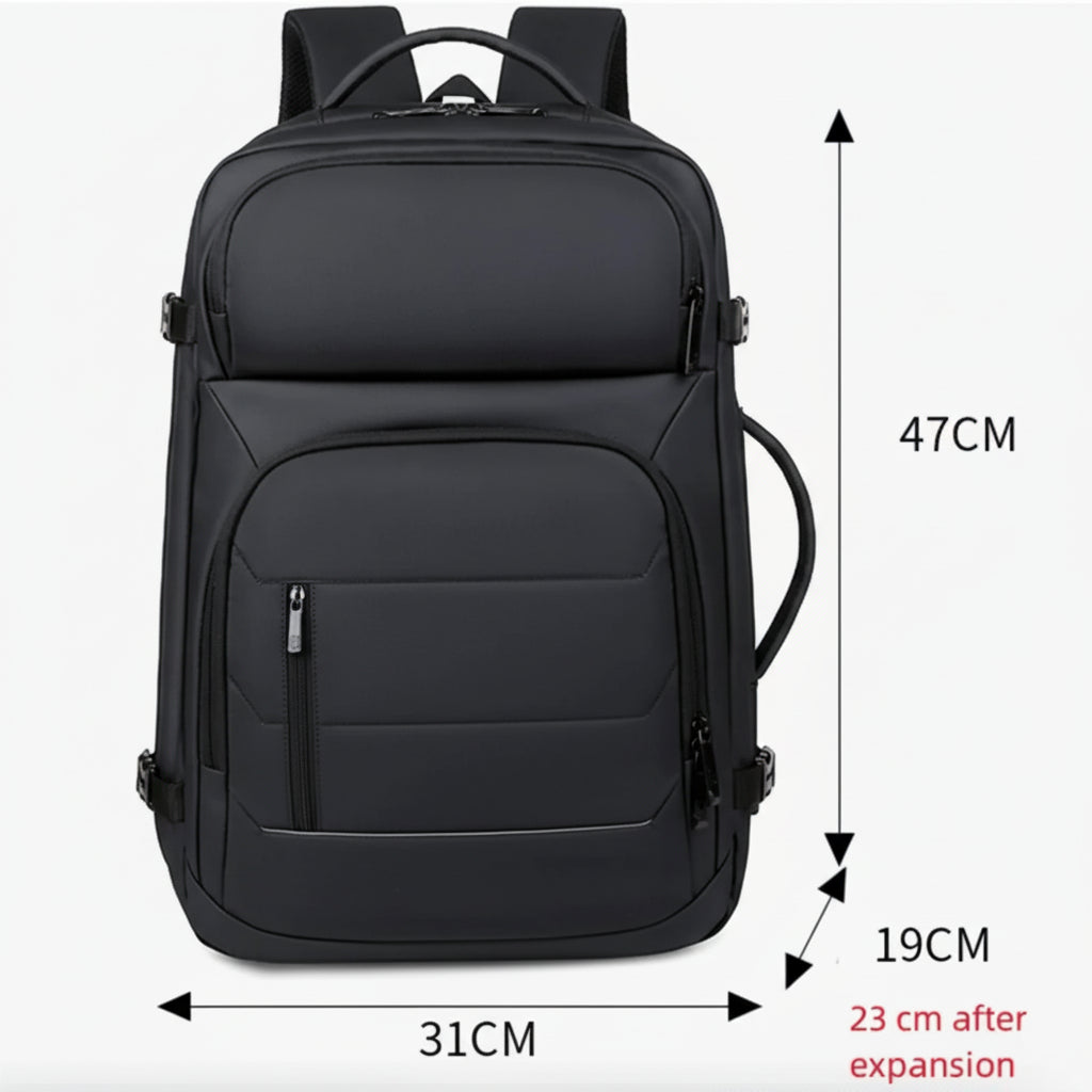 Laptop Backpack 36–55L met Slimme Vakindeling