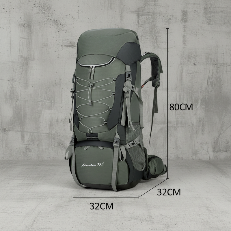 Backpack 75L Outdoor - Lichtgewicht - Waterdicht